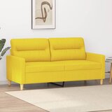 The Living Store Dvosed svetlo rumen 140 cm blago - Kavč Dvosed, (21661492) | Shoptok.si