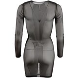 Cottelli - Prozirna haljina dugih rukava (crna) - XL | shoptok.hr