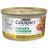 Gourmet Nature's creation s piletinom začinjeno špinatom i rajčicom, 85 g | shoptok.hr