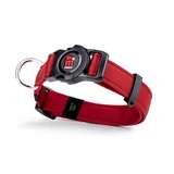 crvena podesiva ogrlica od poliestera sa memorijom 2,2cm / 40-60cm