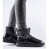 Gemre Black Shiny Short Snow Boots Delaune | Shoptok.si