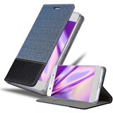 Cadorabo Case, združljiv s Sonyjem v temno modri črni barvi - zaščitni pokrov z magnetnim zapiranjem, stoječo funkcijo in režo za kartico, (20570309) | Shoptok.si