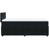 Box spring krevet s madracem crni 90x200 cm baršunasti | shoptok.hr