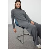 Trendyol Anthracite Slit Wide Leg Knitwear Two Piece Set Cijene