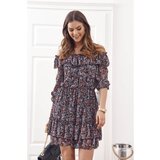 Fasardi Airy dress with colorful flowers | shoptok.hr