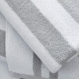 Bianca Bijeli/sivi pamučan ručnik od frotira 90x140 cm Reversible Stripe – | shoptok.hr