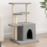vidaXL Penjalica za mačke sa stupovima za grebanje svjetlosiva 83 5 cm | shoptok.hr
