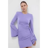Silvian_Heach Obleka vijolična barva
