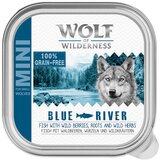Wolf of Wilderness Adult 6 x 150 g - pladnji - Blue River - riba Cene