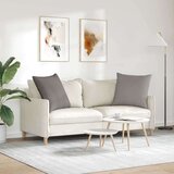 vidaXL jastučići za sofu 2 pcs sivo-smeđa 60 x 60 cm tkanina | shoptok.hr