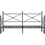  Krevet na rasklapanje bez madraca crni 90x190 cm čelik | shoptok.hr