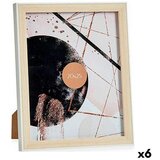  Okvir za sliku Drvo Smeđa Bijela Plastika Staklo (22 6 x 2 x 27 6 cm) (6 kom.) | shoptok.hr
