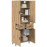 Highboard 2 kom. Umjetnički hrast 69,5 x 34 x 180 cm Slike