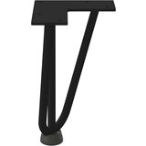 vidaXL Ukosnice noge za stol 4 kom crne 20 cm čvrstog čelik | shoptok.hr