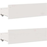 vidaXL Posteljni okvir brez vzmetnice s predali 140x190 cm borovina | Shoptok.si