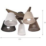  Brilagi - LED Plafonski luster ANTHONY 5xE14/40W/230V hrast/orah | Eponuda.com