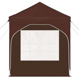 vidaXL Zložljivi šotor za zabave 192 x 192 x 245 cm Rjava, (5000218911) | Shoptok.si