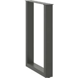 vidaXL Noge kavne mizice U-oblika 2 kosa antracit 50x(72-73)cm jeklo | Shoptok.si