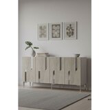 Hanah home komoda Nota 150, 150 cm, bela / travertin / srebrna | Eponuda.com