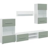 TV jedinice od 5 dijelova s LED rasvjetom maslinastozeleno | shoptok.hr