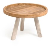 Kave Home Okrugao stolić za kavu od masivne tikovine u prirodnoj boji ø 55 cm Glenda – | shoptok.hr