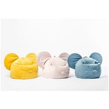 The Brooklyn Kids Svijetlo ružičasta baršunasta dječja vreća za sjedenje Ears | shoptok.hr