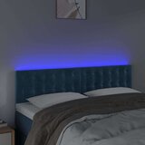  Uzglavlje tamnoplavo 144x5x78/88 cm baršunasto | shoptok.hr