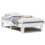 vidaXL Okvir kreveta bez madraca bijeli 90 x 200 cm masivna borovina | shoptok.hr