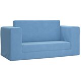 Maison Chic Raztegljiv Otroški kavč - Otroški divan - Otroški sedež dvosed moder mehak pliš, (21729641) | Shoptok.si