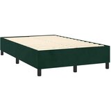 box spring s madracem tamnozeleni 120x190 cm baršunasti | shoptok.hr
