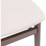 vidaXL Jedilni stoli z blazinami 2 kosa Brown Solid Wood Rubber | Shoptok.si