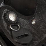 Western Sedlo, Uzda i Obujmica Prava Koža 12 " Crno | shoptok.hr