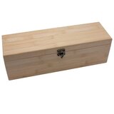  SET - KUTIJA ZA VINO ZA 1 BOCU PLUS PRIBOR 4 DIJELA - BAMBUS KUTIJA | shoptok.hr