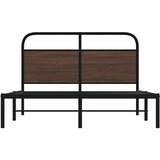  Okvir kreveta bez madraca smeđa boja hrasta 120x200 cm drveni | shoptok.hr