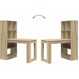  Stol s policom Sonoma hrast 122 x 67 x 145 cm Konstruirano drvo | shoptok.hr