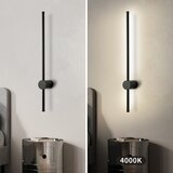  Brilagi - Spoljno zidno LED svetlo AURA, 12W/230V, 4000K, IP54, crno | Eponuda.com