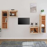 TV omarica 4 kosi trdna borovina, (20730252) | Shoptok.si