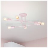  plafonski luster cambridge 6xE27/15W/230V ružičasta | Eponuda.com