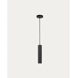Kave Home Črna viseča svetilka s kovinskim senčilom ø 8 cm Maude – | Shoptok.si