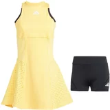 Adidas Sportska haljina 'Pro Y' žuta / crna / bijela