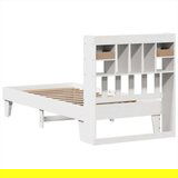 vidaXL Okvir kreveta bez madraca bijeli 90 x 200 cm masivna borovina | shoptok.hr