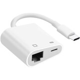 AVIZAR Polnilni adapter USB C v Ethernet USB C - bel, (21262190) Cene