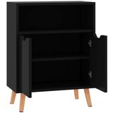 vidaXL Komoda visoki sjaj crna 60 x 30 x 72 cm od iverice | shoptok.hr