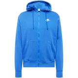 Nike Sportswear Gornji dio trenirke 'CLUB FLEECE' kraljevsko plava / bijela