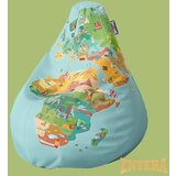  Dečji Lazy Bag - Mapa sveta, ilustrovane znamenitosti država ( 200 ) Cene