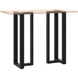 vidaXL Noge za barski stol T-oblika 2 kom crne 40x35x(110-111)cm čelik | shoptok.hr