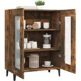  Komoda boja dimljenog hrasta 69,5x34x90 cm konstruirano drvo | shoptok.hr