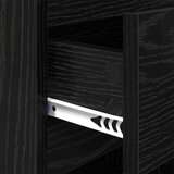  Noćni ormar 2 pcs Crni hrast 40 x 35 x 50 cm Konstruirano drvo | shoptok.hr