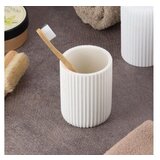 Tendance čaša pruge 9,5X7Cm poliresin bela 61103100 Cene