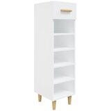 Furnova Omarica za čevlje bela 30x35x105 cm konstruiran les, (21954482) | Shoptok.si